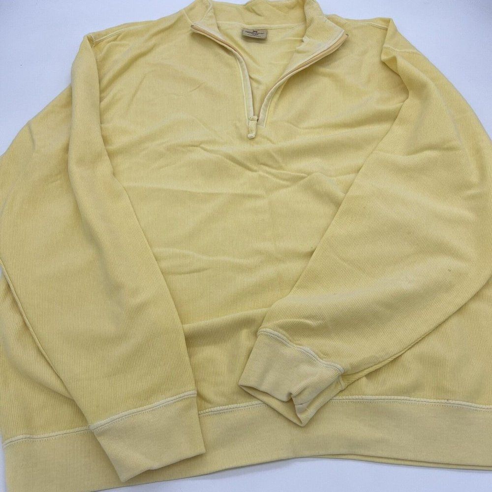 Woolrich 1/4 zip long sleeve men’s pullover yellow size XL